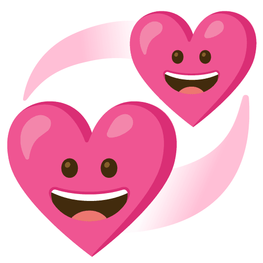 Combined Emoji - 1f49e-1f600