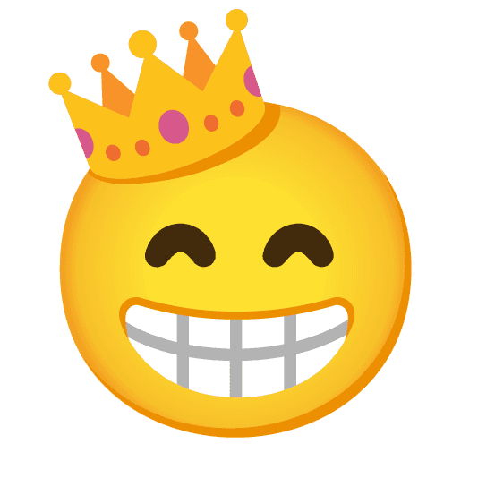 Combined Emoji - 1f451-1f601