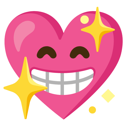 Combined Emoji - 1f496-1f601