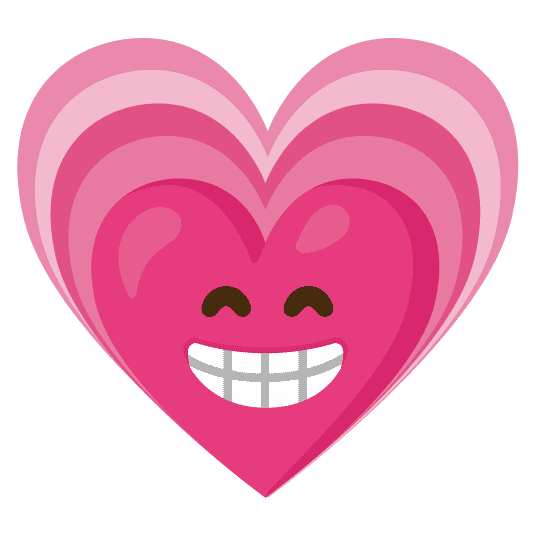 Combined Emoji - 1f497-1f601