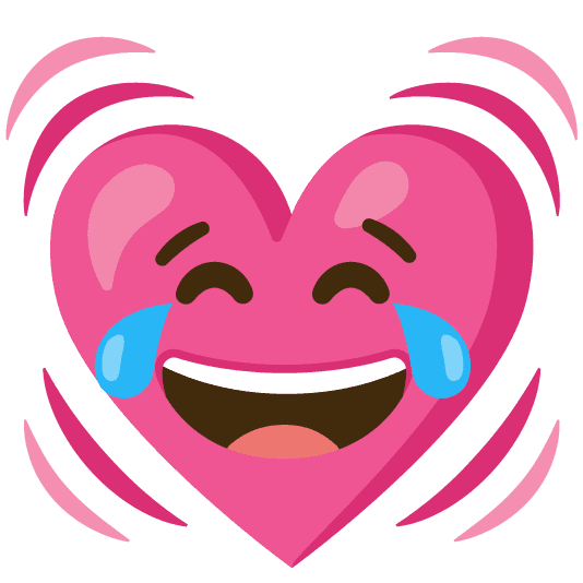 Combined Emoji - 1f493-1f602