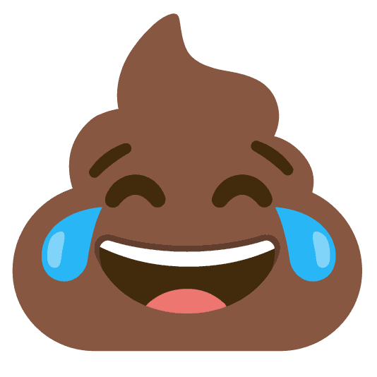 Combined Emoji - 1f4a9-1f602