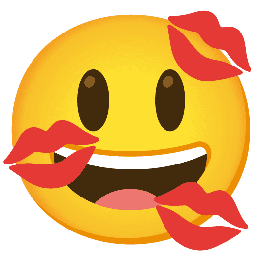 Combined Emoji - 1f48b-1f603