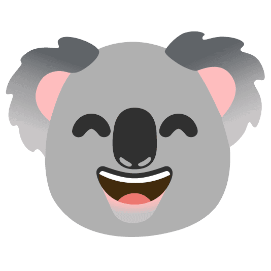 Combined Emoji - 1f428-1f604