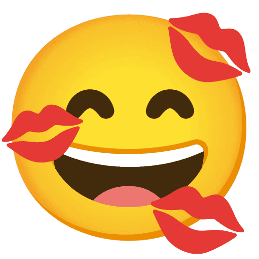 Combined Emoji - 1f48b-1f604