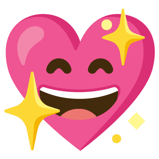 Combined Emoji - 1f496-1f604