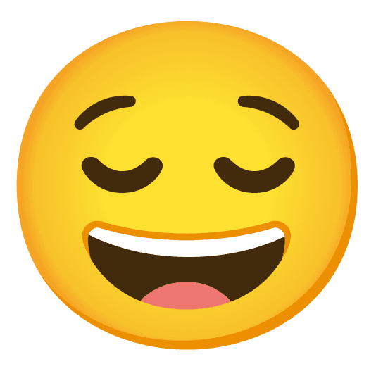 Combined Emoji - 1f604-1f60c