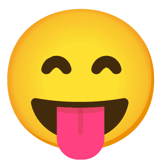 Combined Emoji - 1f604-1f61d