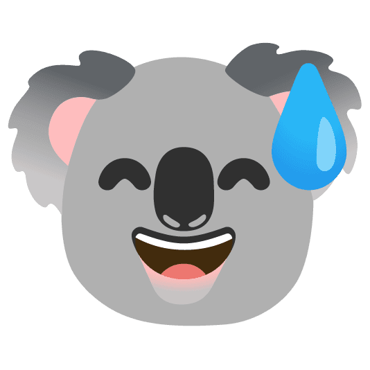 Combined Emoji - 1f428-1f605