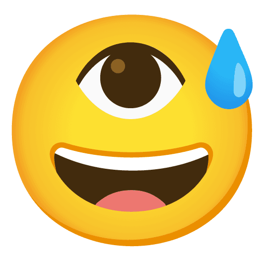 Combined Emoji - 1f441-fe0f-1f605