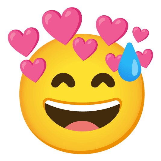 Combined Emoji - 1f498-1f605