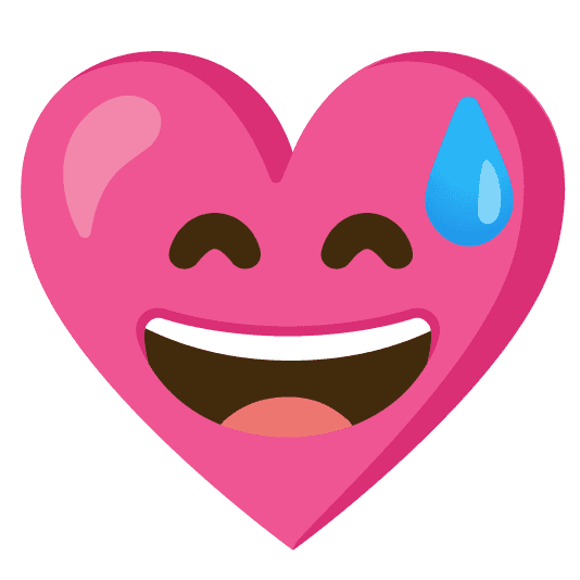 Combined Emoji - 1f49d-1f605