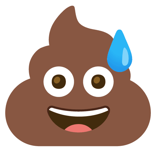 Combined Emoji - 1f4a9-1f605