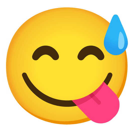 Combined Emoji - 1f605-1f60b