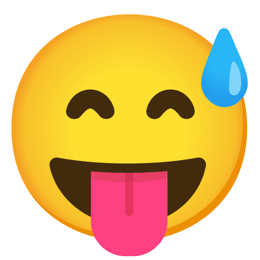 Combined Emoji - 1f605-1f61b