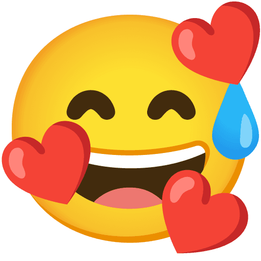 Combined Emoji - 1f605-1f970