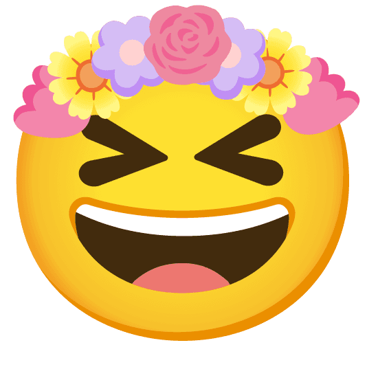 Combined Emoji - 1f337-1f606