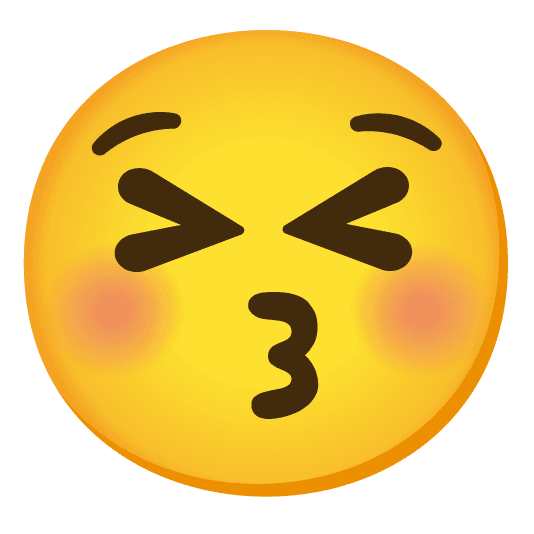 Combined Emoji - 1f606-1f61a