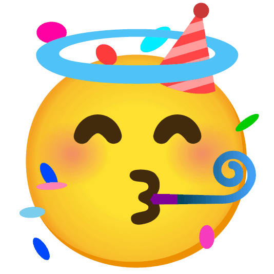 Combined Emoji - 1f607-1f973