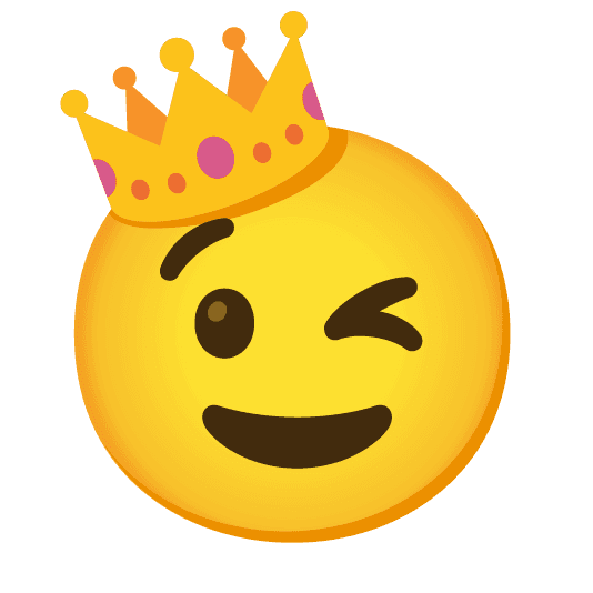 Combined Emoji - 1f451-1f609