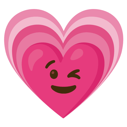 Combined Emoji - 1f497-1f609