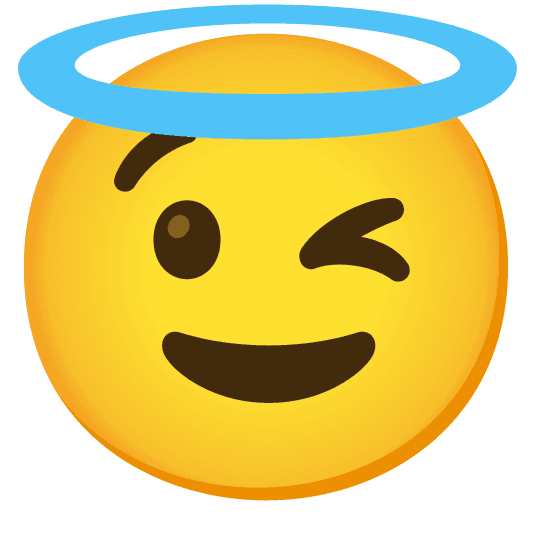 Combined Emoji - 1f607-1f609