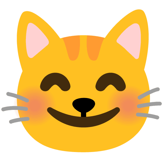 Combined Emoji - 1f431-1f60a