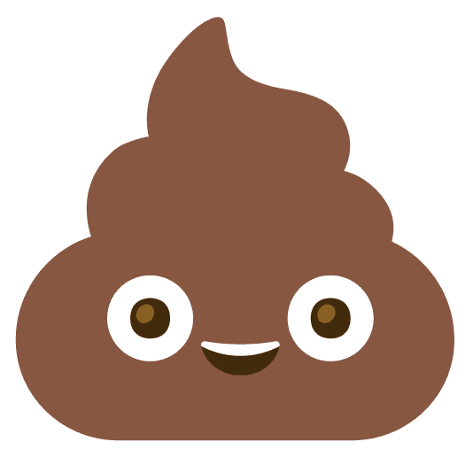 Combined Emoji - 1f4a9-1f60a