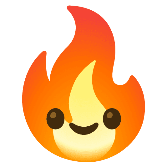 Combined Emoji - 1f525-1f60a