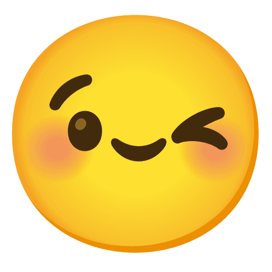 Combined Emoji - 1f609-1f60a