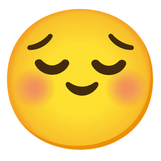 Combined Emoji - 1f60a-1f614