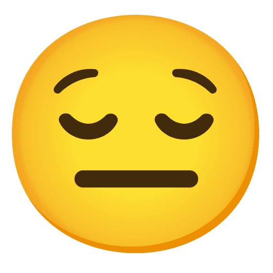 Combined Emoji - 1f60c-1f611