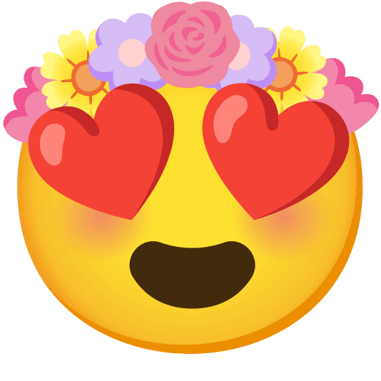 Combined Emoji - 1f337-1f60d