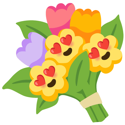 Combined Emoji - 1f490-1f60d