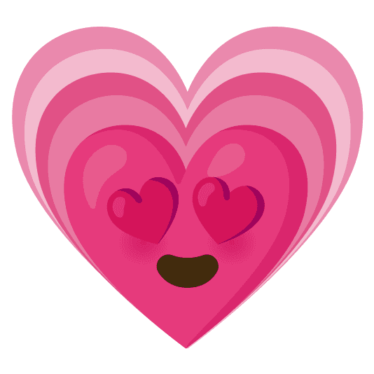 Combined Emoji - 1f497-1f60d