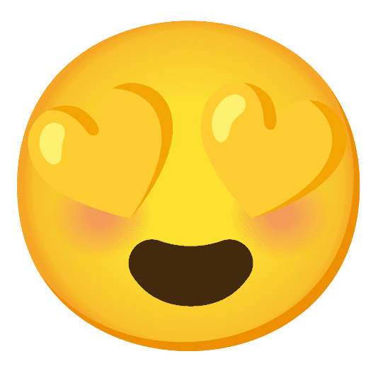 Combined Emoji - 1f49b-1f60d