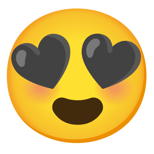 Combined Emoji - 1f5a4-1f60d