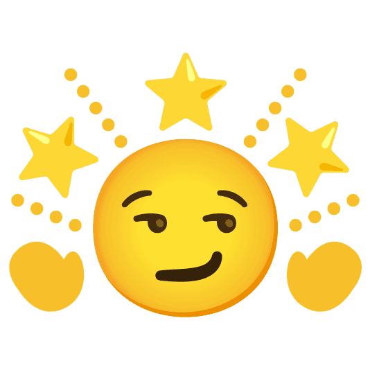 Combined Emoji - 1f31f-1f60f