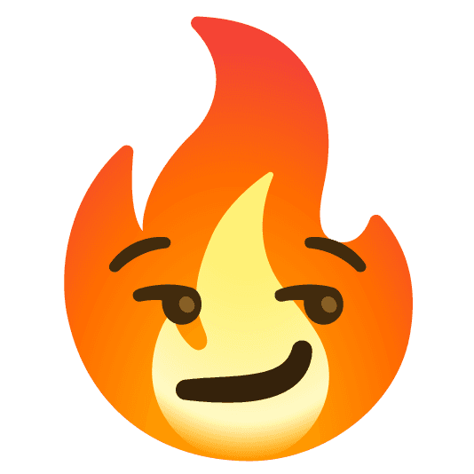 Combined Emoji - 1f525-1f60f