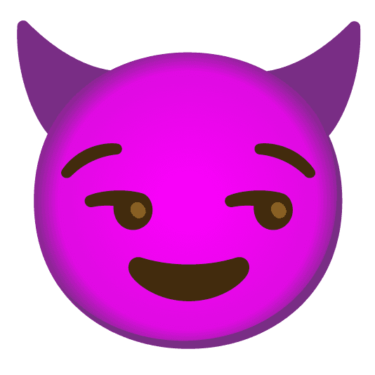 Combined Emoji - 1f608-1f60f