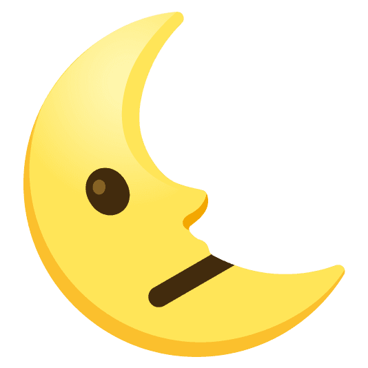 Combined Emoji - 1f31c-1f610