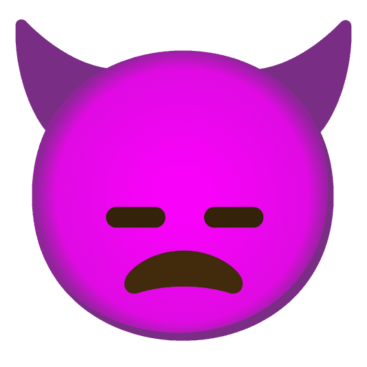 Combined Emoji - 1f47f-1f611