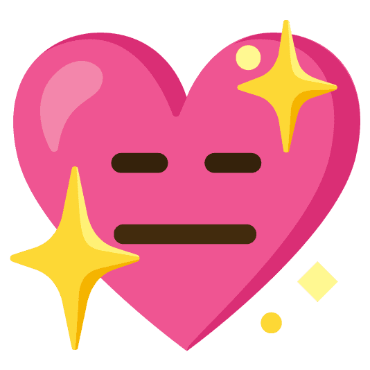 Combined Emoji - 1f496-1f611