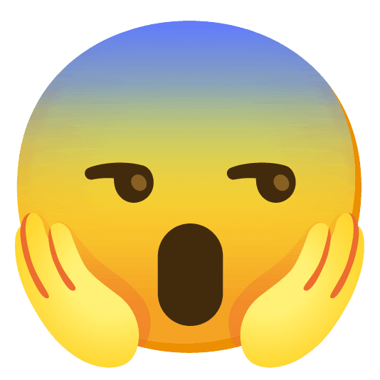 Combined Emoji - 1f612-1f631