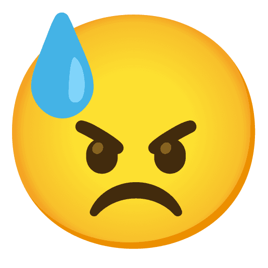 Combined Emoji - 1f613-1f620