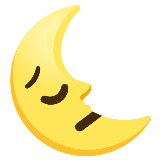 Combined Emoji - 1f31c-1f614