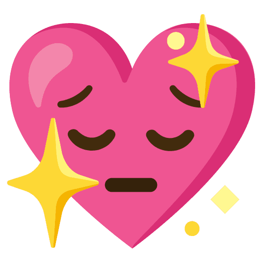 Combined Emoji - 1f496-1f614