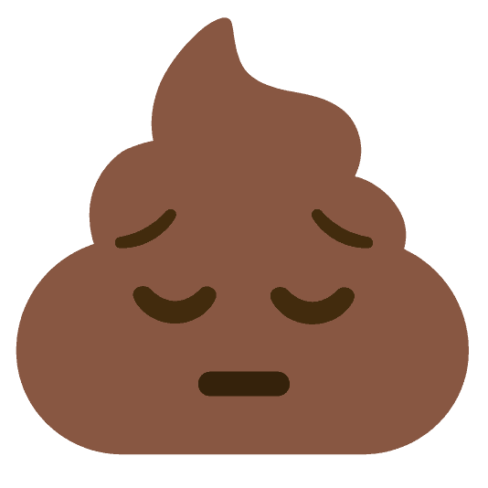 Combined Emoji - 1f4a9-1f614