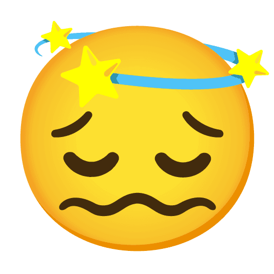 Combined Emoji - 1f4ab-1f614