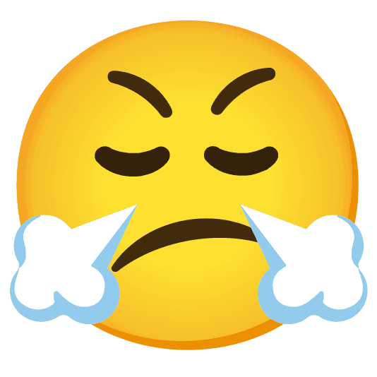 Combined Emoji - 1f615-1f624